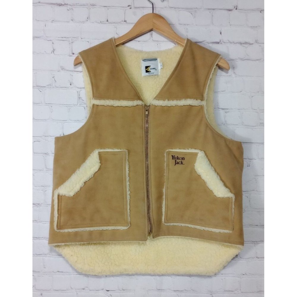 Vintage K Brand Yukon Jack Winter Vest Jacket Men's Size Large Made in USA EUC - Picture 8 of 8